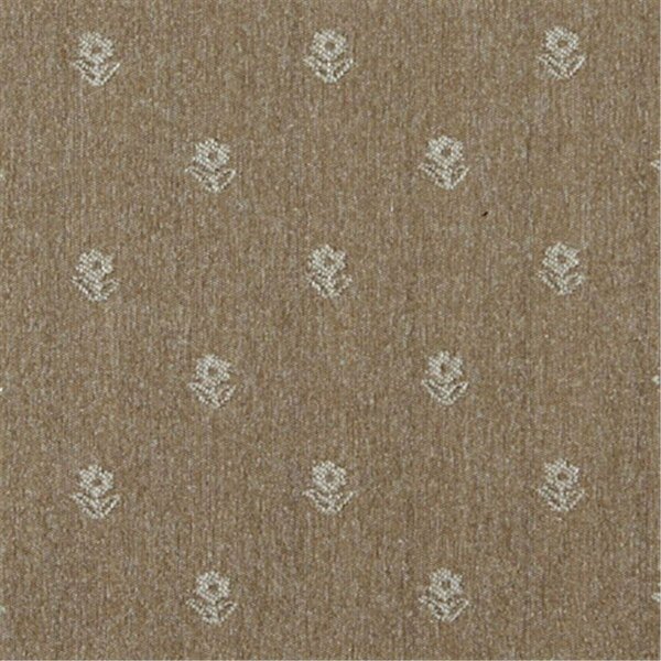 Fine-Line 54 in. Wide Light Brown And Beige- Flowers Country Style Upholstery Fabric FI2943197